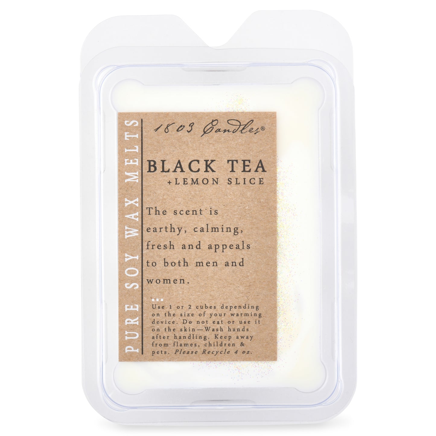 Black Tea +Lemon Slice Cubes