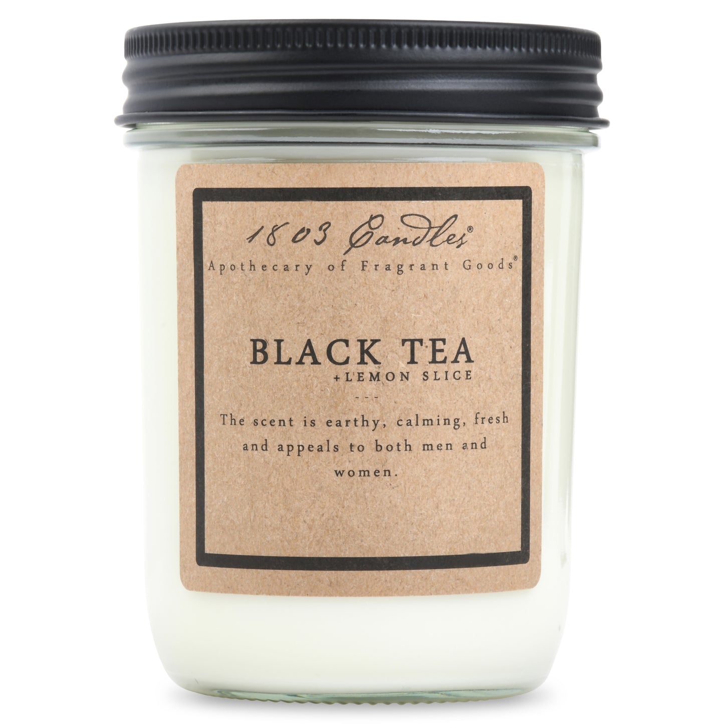 Black Tea + Lemon Slice Jar Candle
