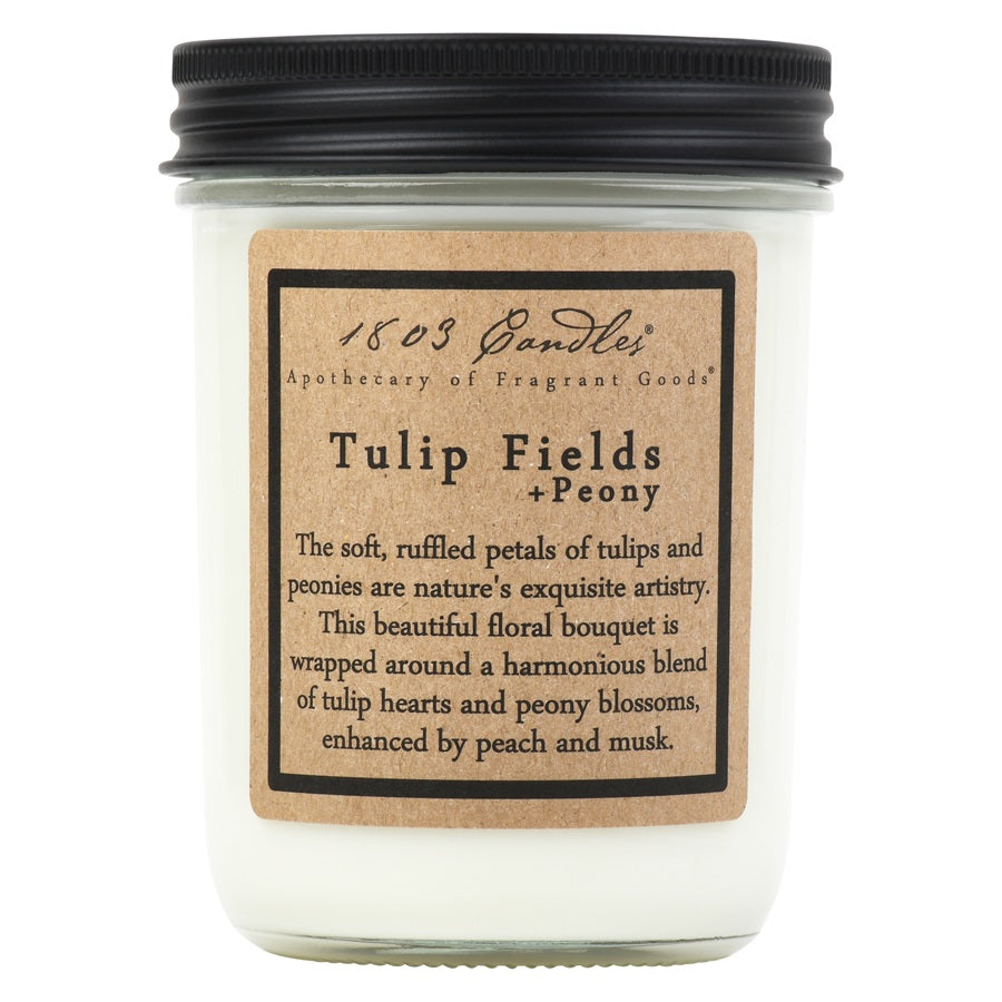 Tulip Fields + Peony Jar Candle