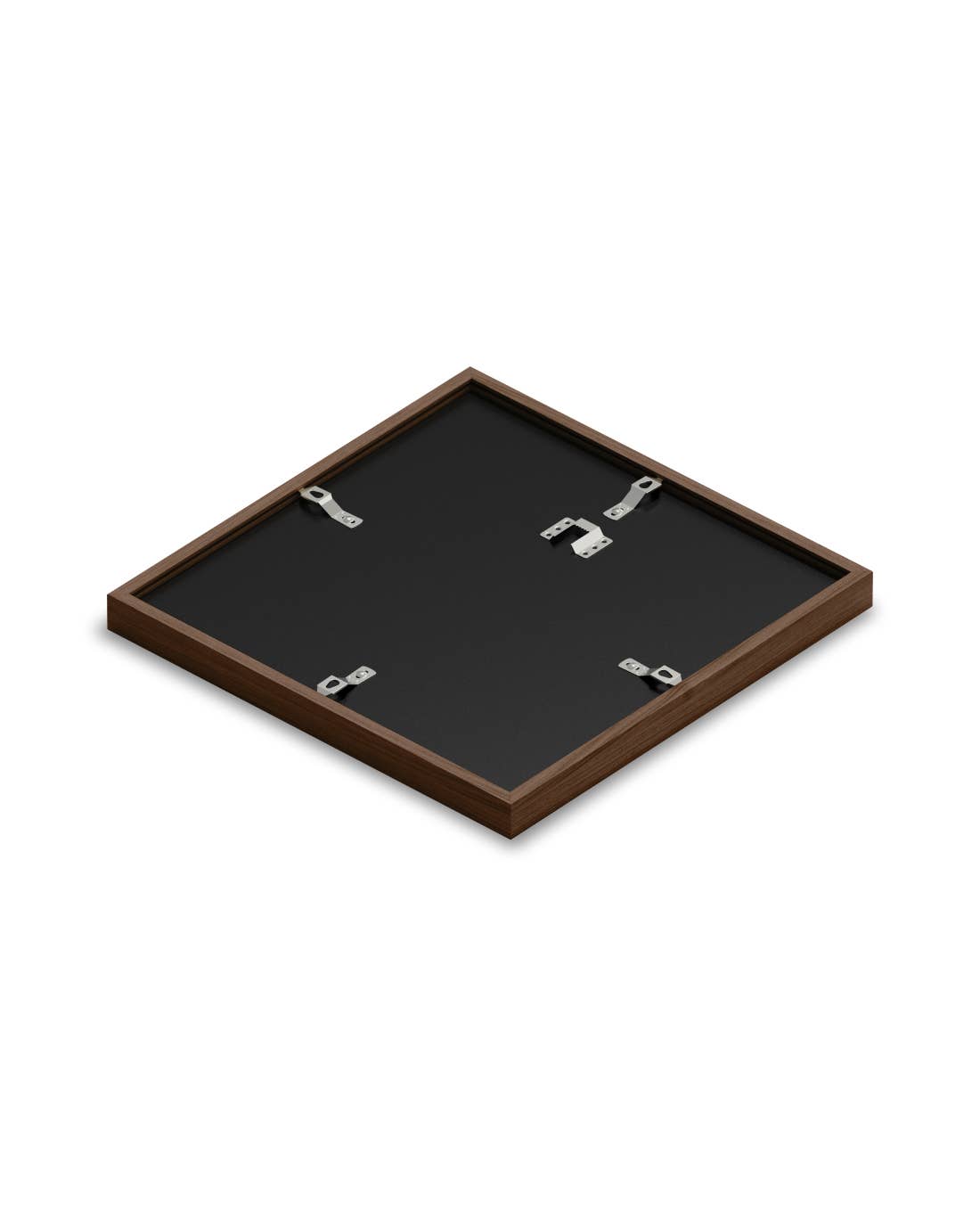 Walnut Square Oak Frame with Glass: 10x10