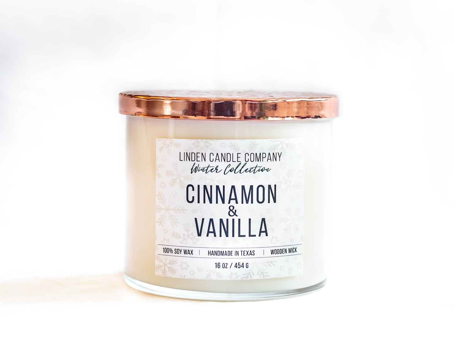 Cinnamon & Vanilla 16oz Seasonal Candle