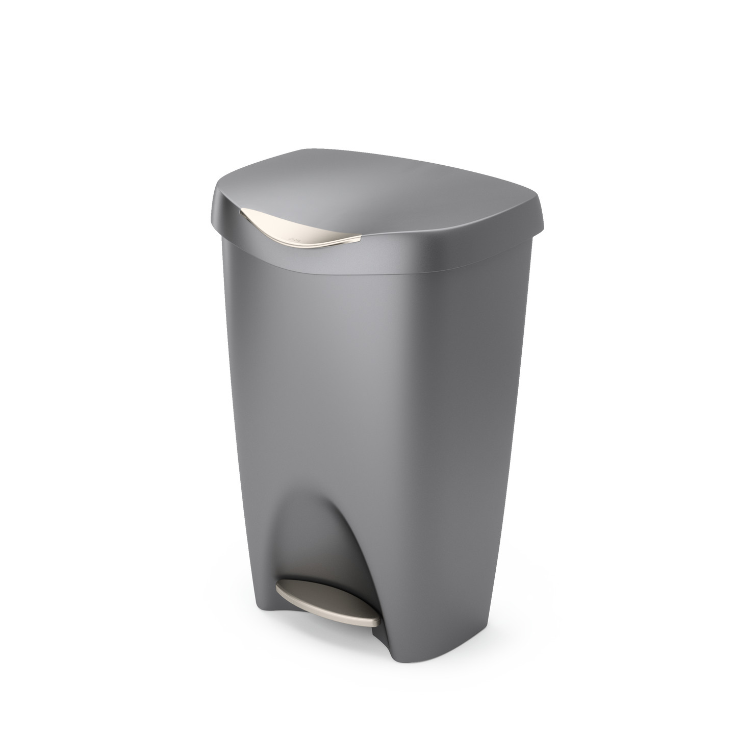 Brim Step On Trash Can: Nickel