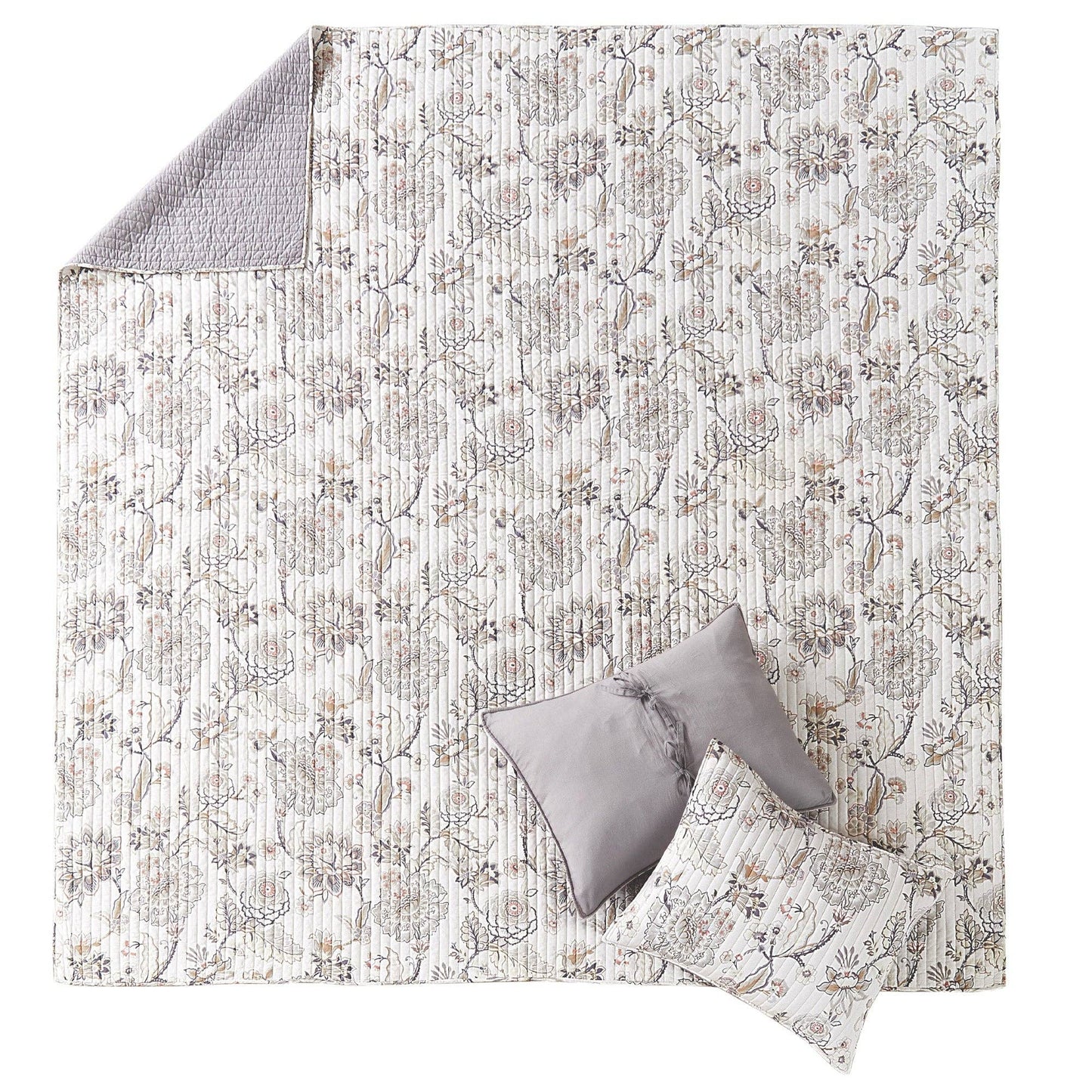 Ophelia Quilt Set: Spa / King/Cal King