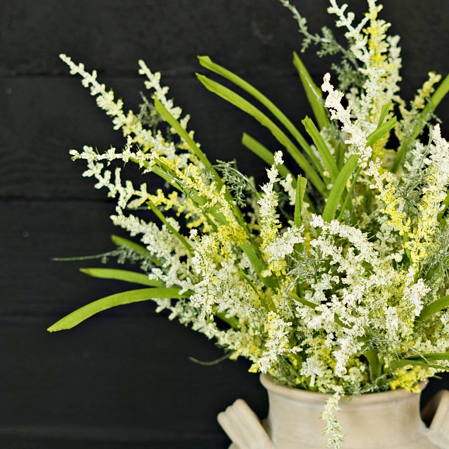 35310- 24in Millet Heather Bush-Cream yellow