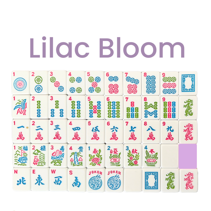 Mahjong Studios – American Mahjong Tile Set Lilac Bloom PREORDER