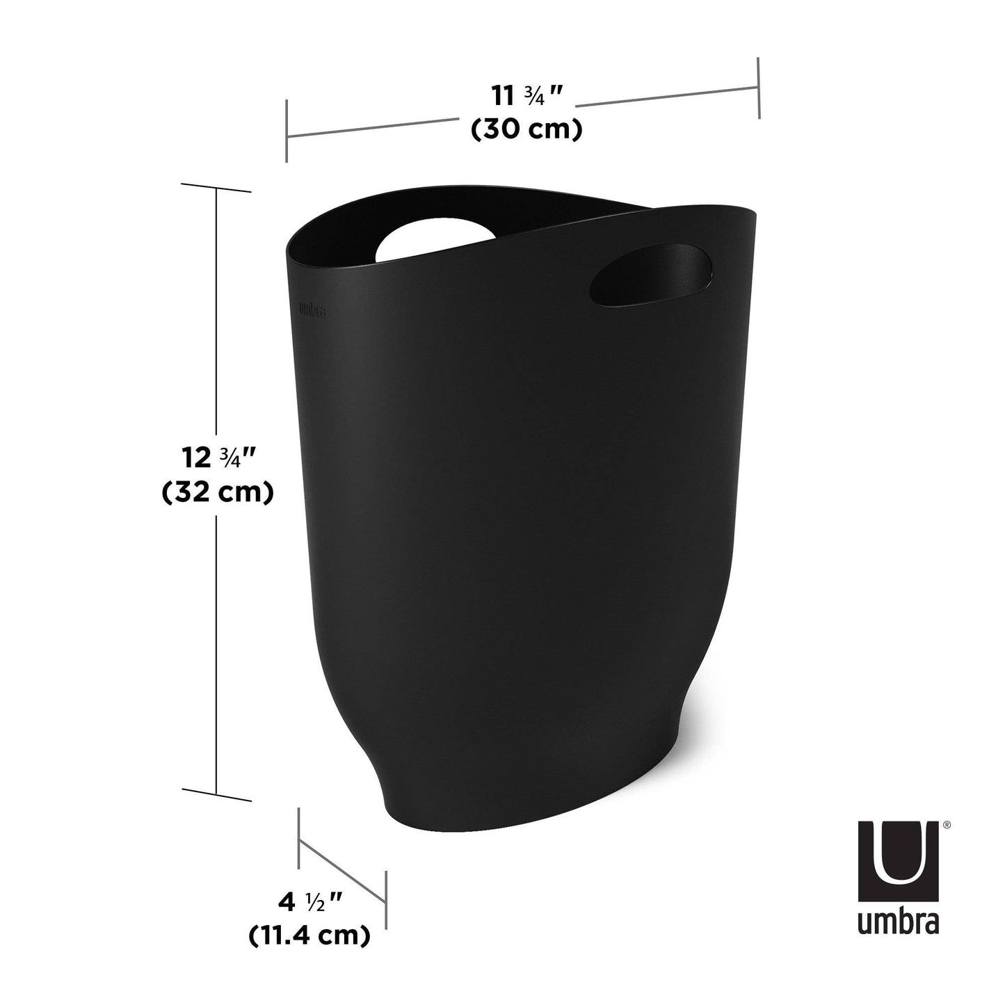 Harlo Trash Can: Black