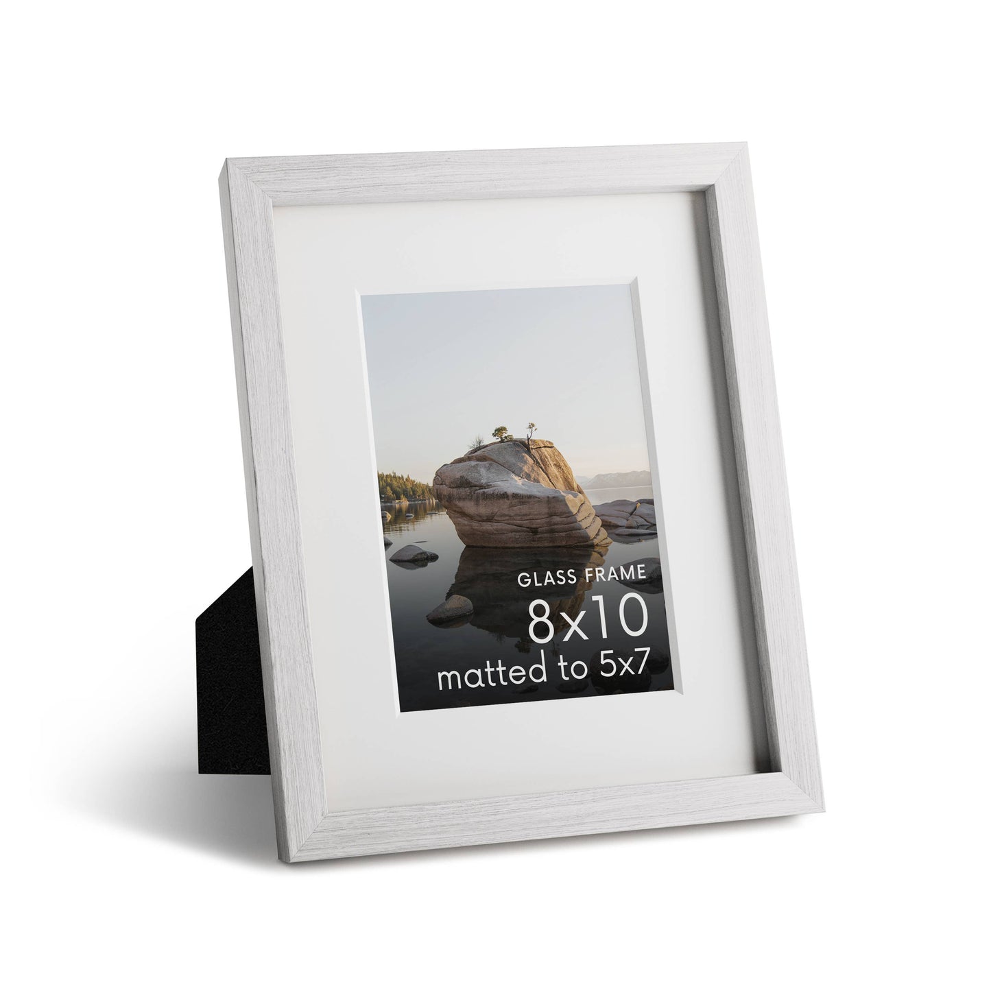 White Oak Frame with Glass: 11x14