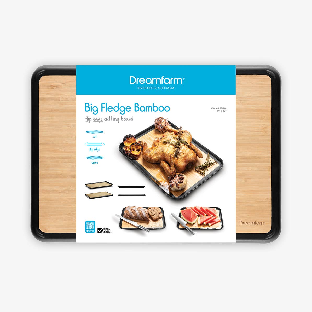 Big Fledge - Flip Edge Cutting Board