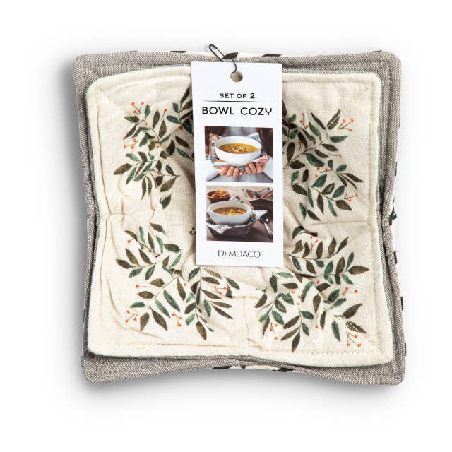 Happiness Bowl Cozy - Set of 2
