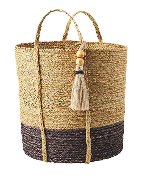 Two-Tone Black Basket