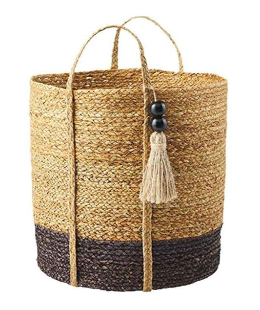 Two-Tone Black Basket