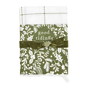 Good White & Green Christmas Towel Set