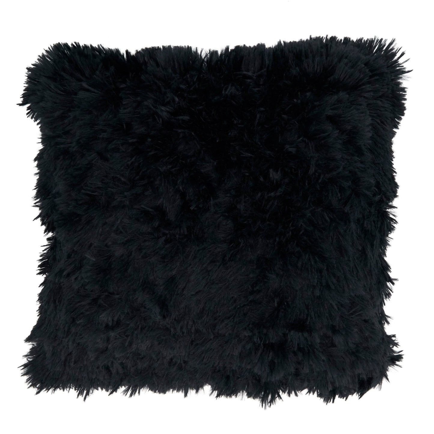 Throw Pillow With Faux Fur Design: Natural / Poly Filled / 12"x20"