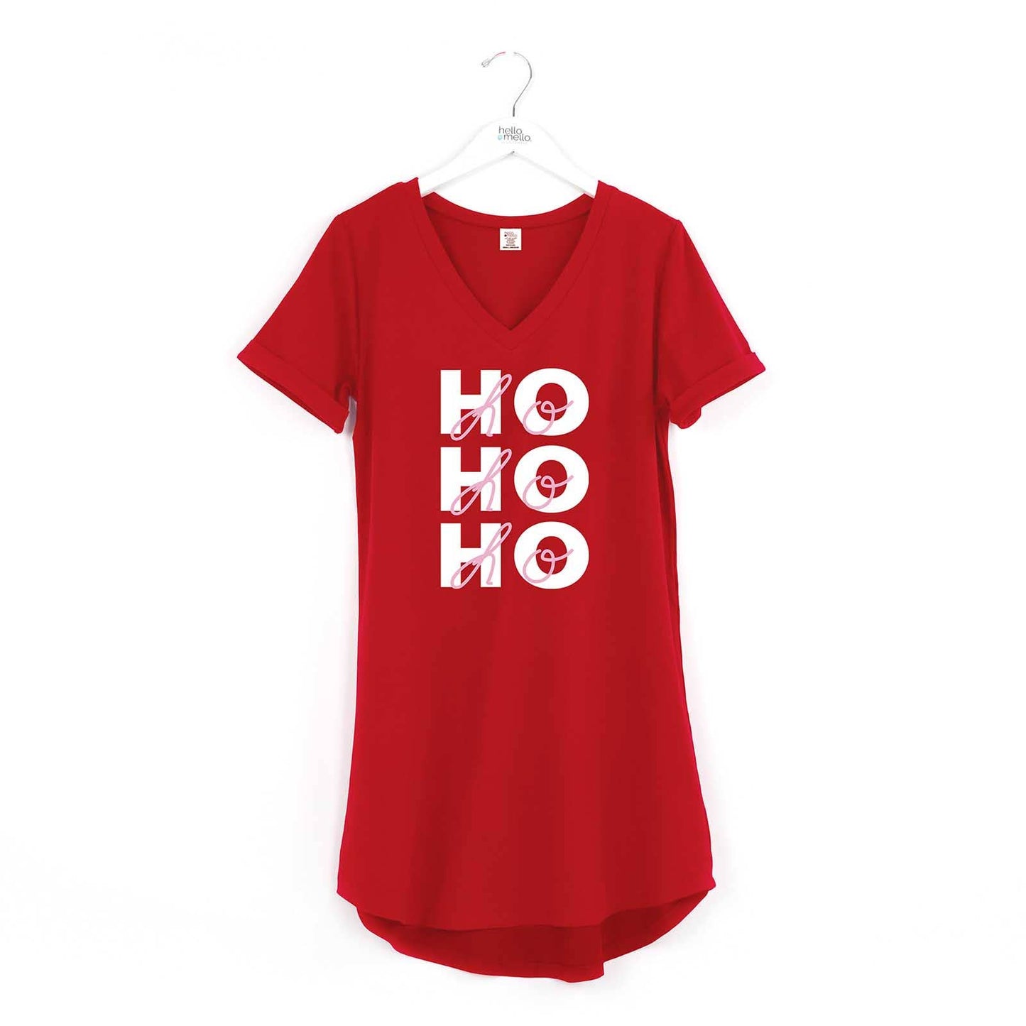 Hello Mello Holiday Sleep Shirts Open Stock: Green / L/XL