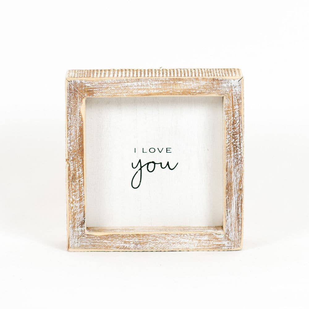 5x5x1.5 (I LoVE YoU) Sign
