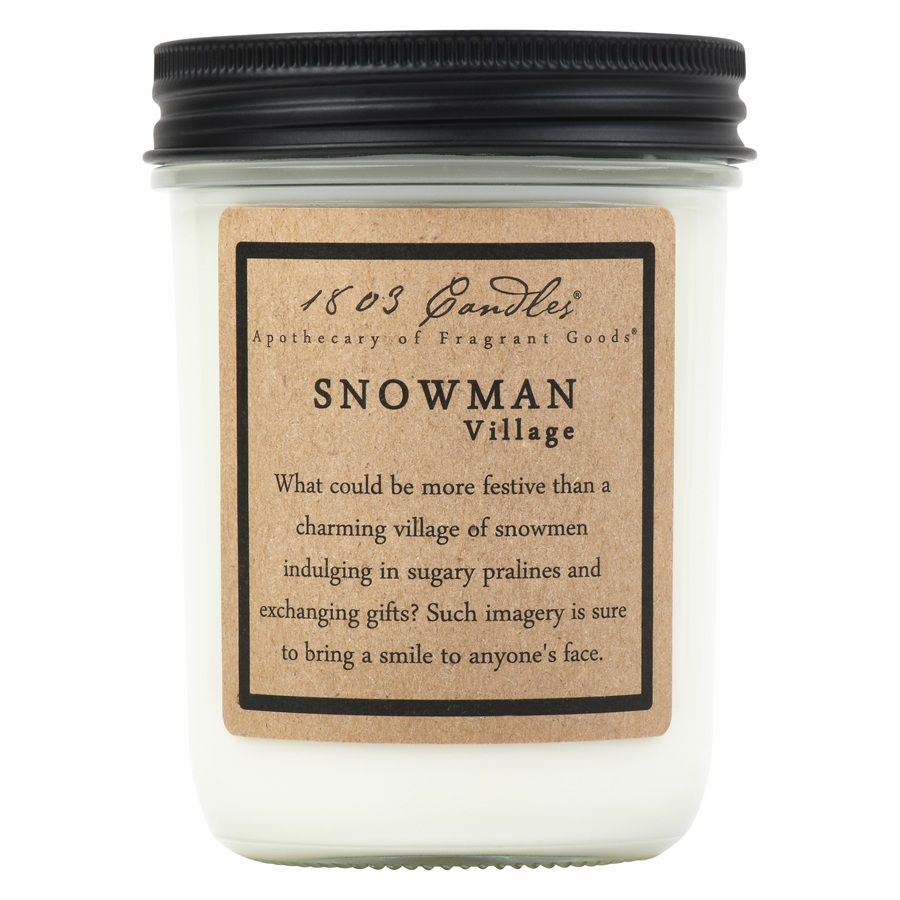 Snowman Village 14oz Jar Candle