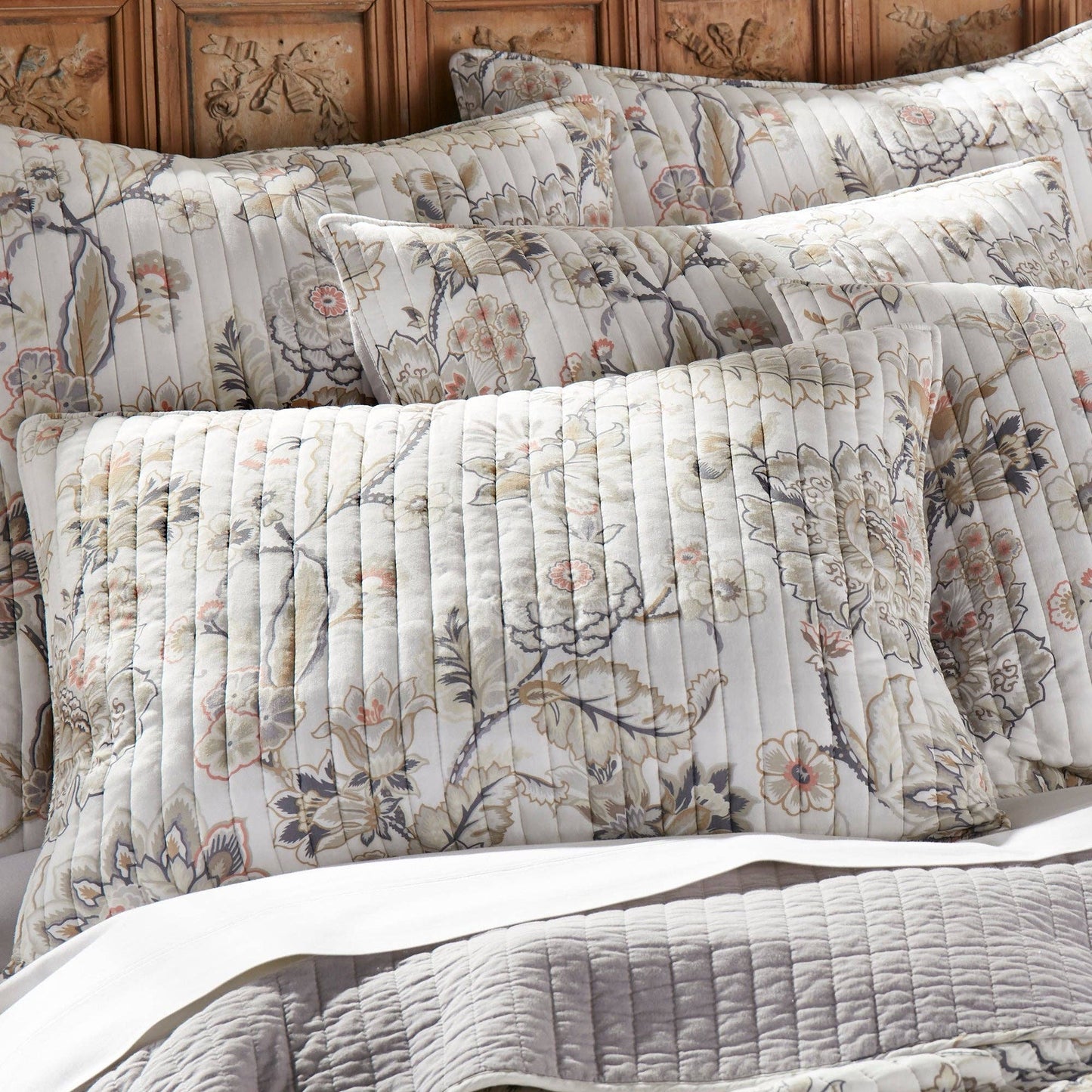 Ophelia Quilt Set: Spa / King/Cal King