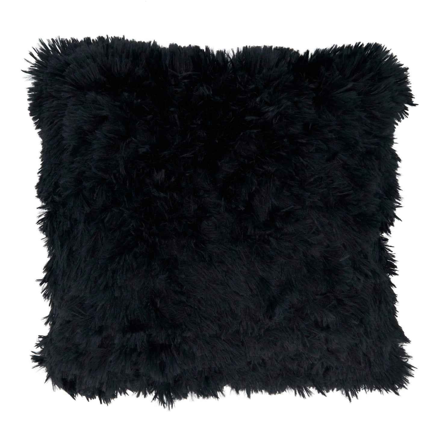 Throw Pillow With Faux Fur Design: Natural / Poly Filled / 12"x20"