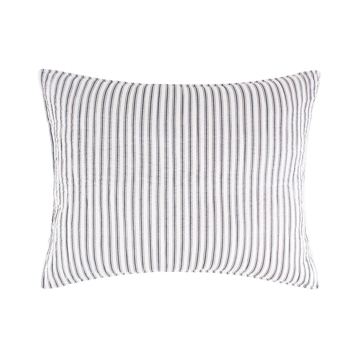 Tobago Stripe Quilt Set: Taupe / Full/Queen