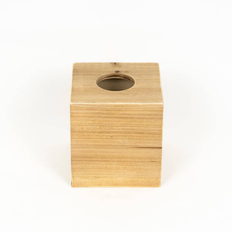 5x6x5 Wood Tissue Box