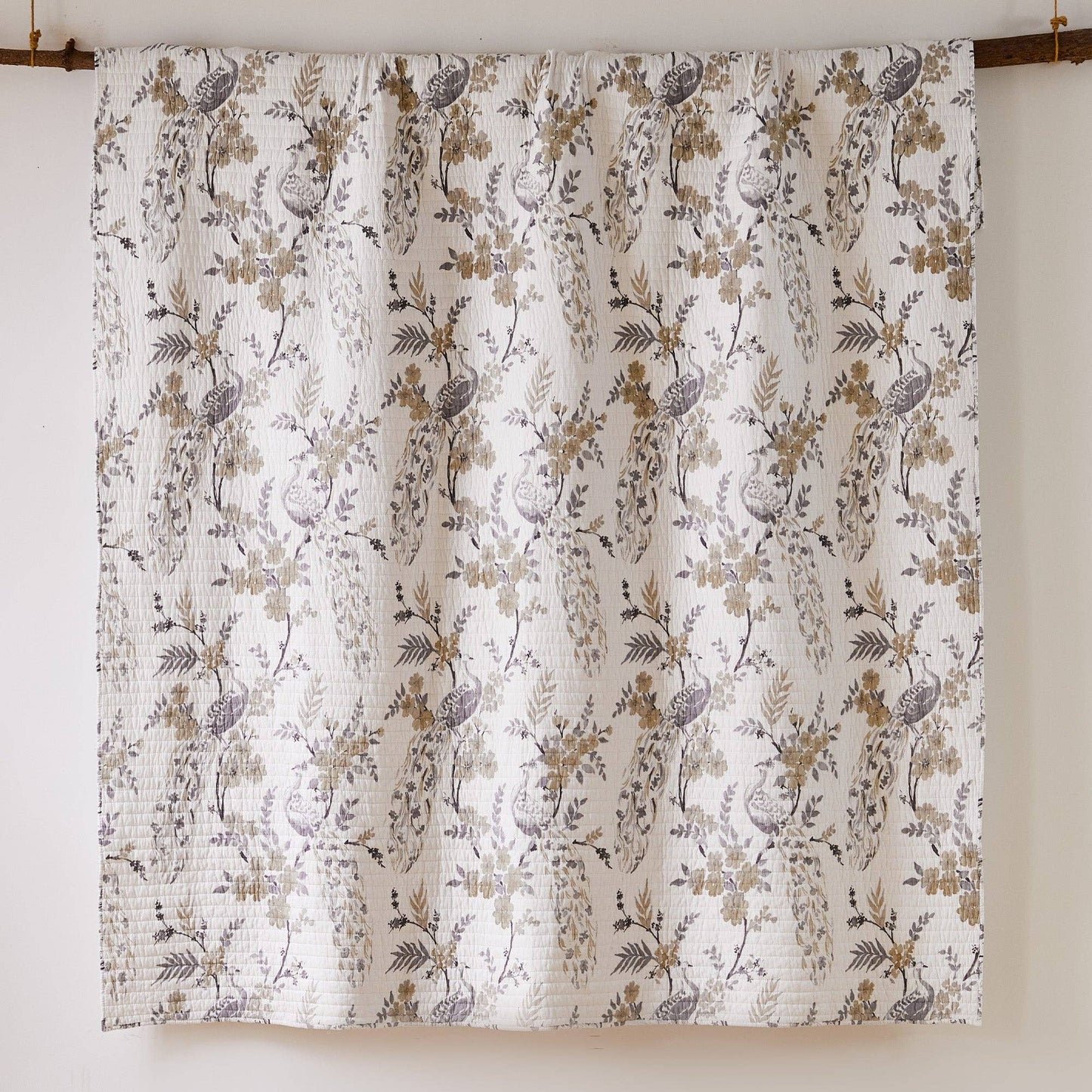 Pisa Quilt Set: Grey / King/Cal King