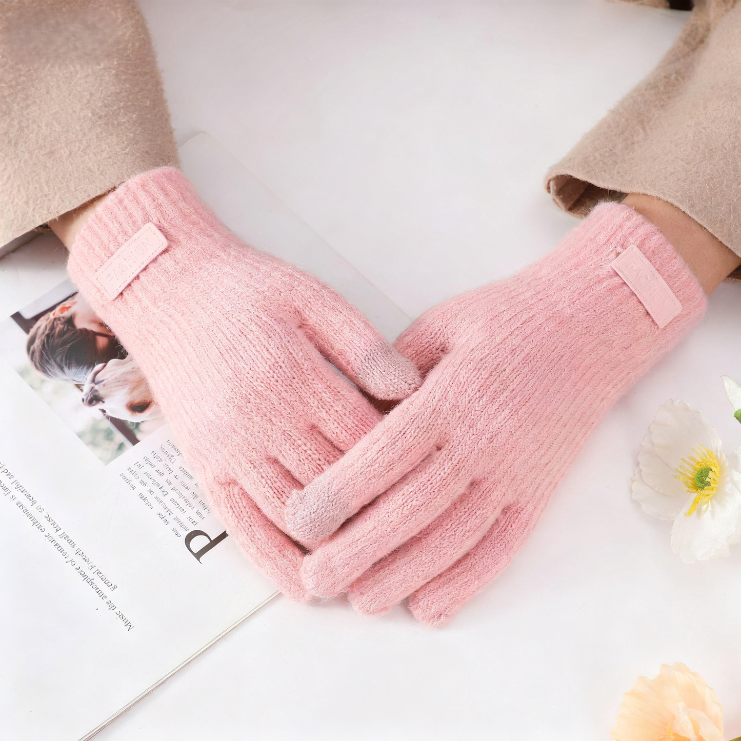 Fashion Vintage Touchscreen Gloves