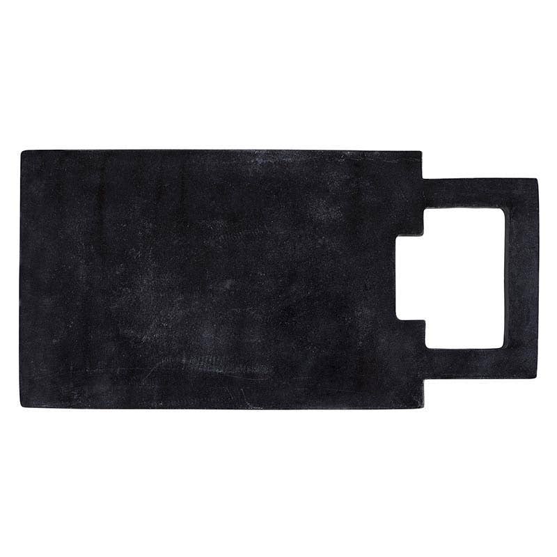 Mrbl Brd Square Handle Black