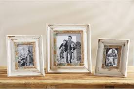 Large Cream Weathered Frame