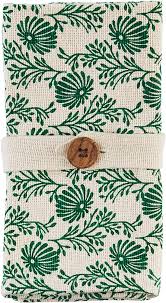 Green Floral Napkin Set