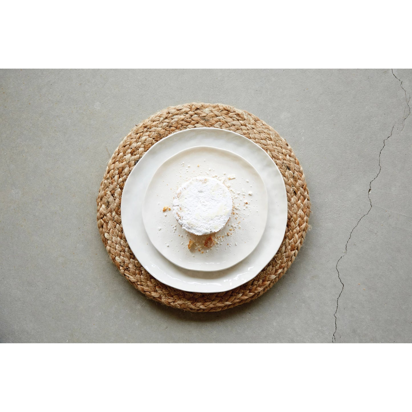 Round Hand-Woven Jute Placemat