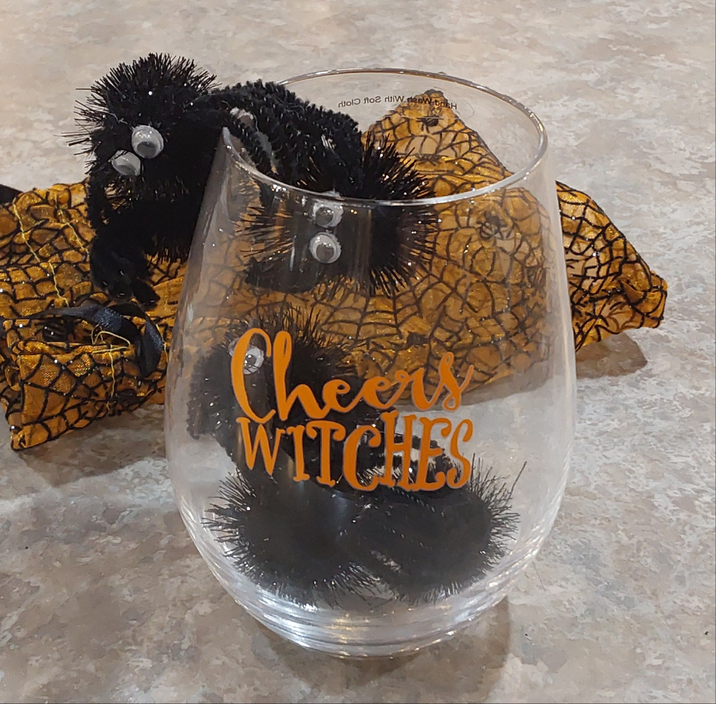 Cheers Witches Glass