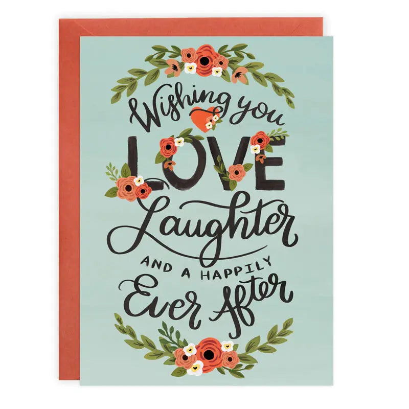 Love Laughter - Wedding + Engagement Card