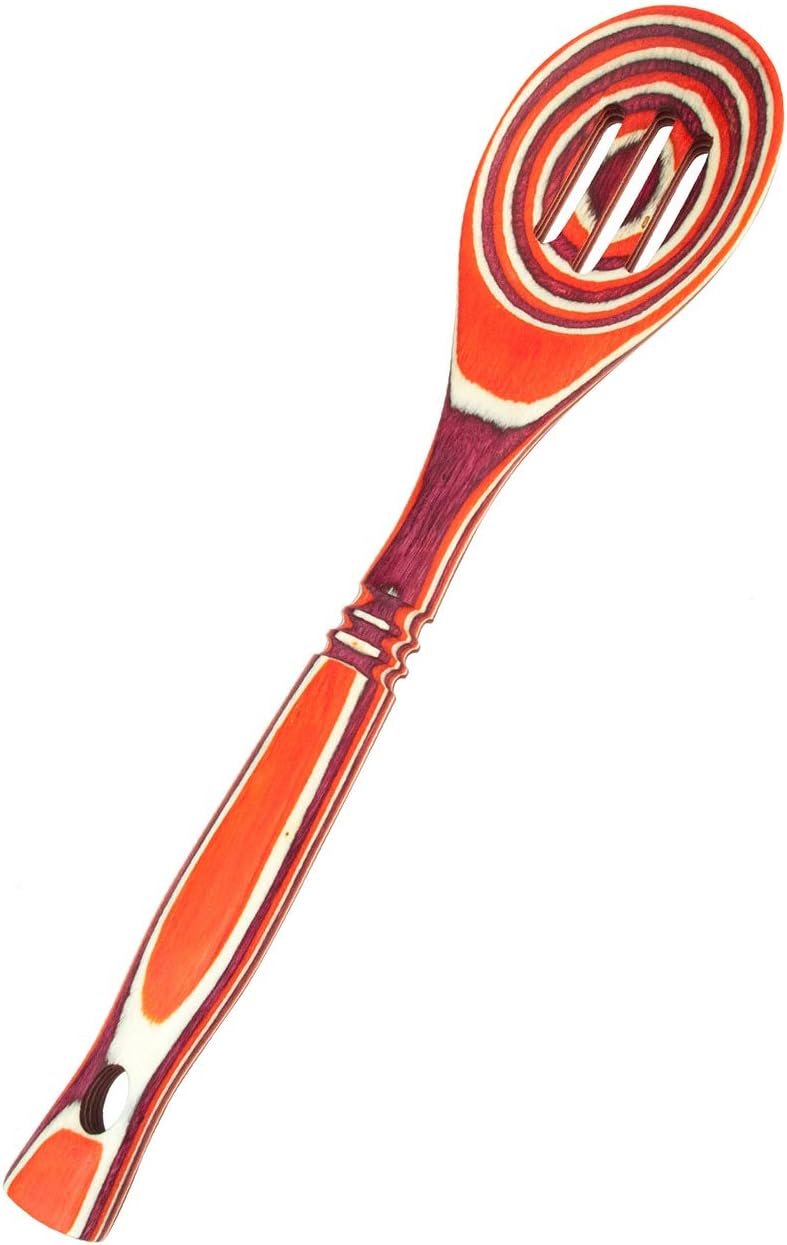 Red Slotted Spoon 12"