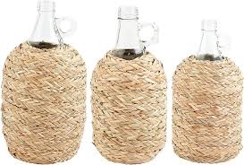 MEDIUM WOVEN GLASS VASES
