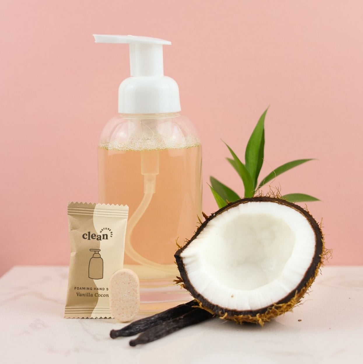 2 Warm Coconut Concentrated Foaming Hand Soap Tablets