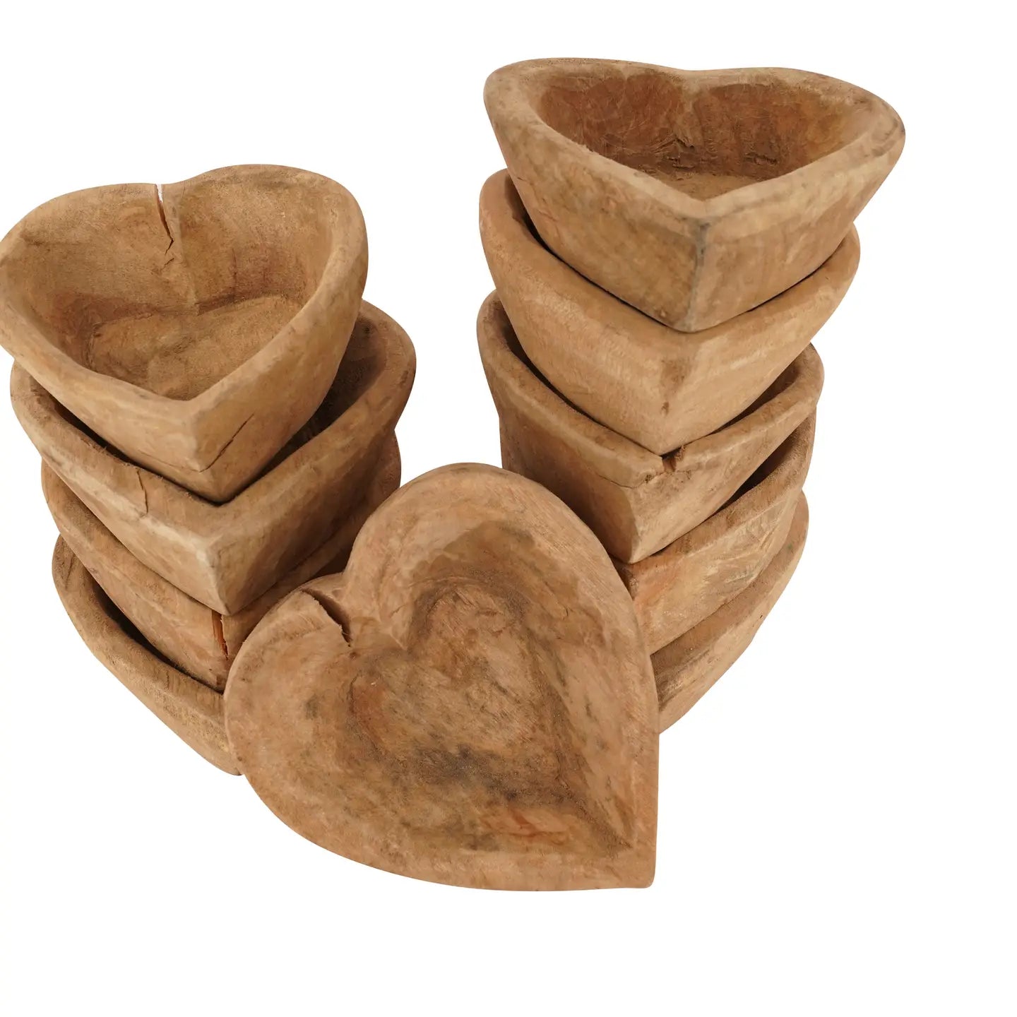 Wood Heart Bowl