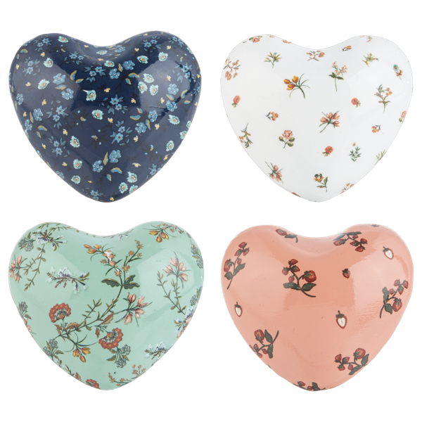 Heart Heirloom Floral Chime random 1pc