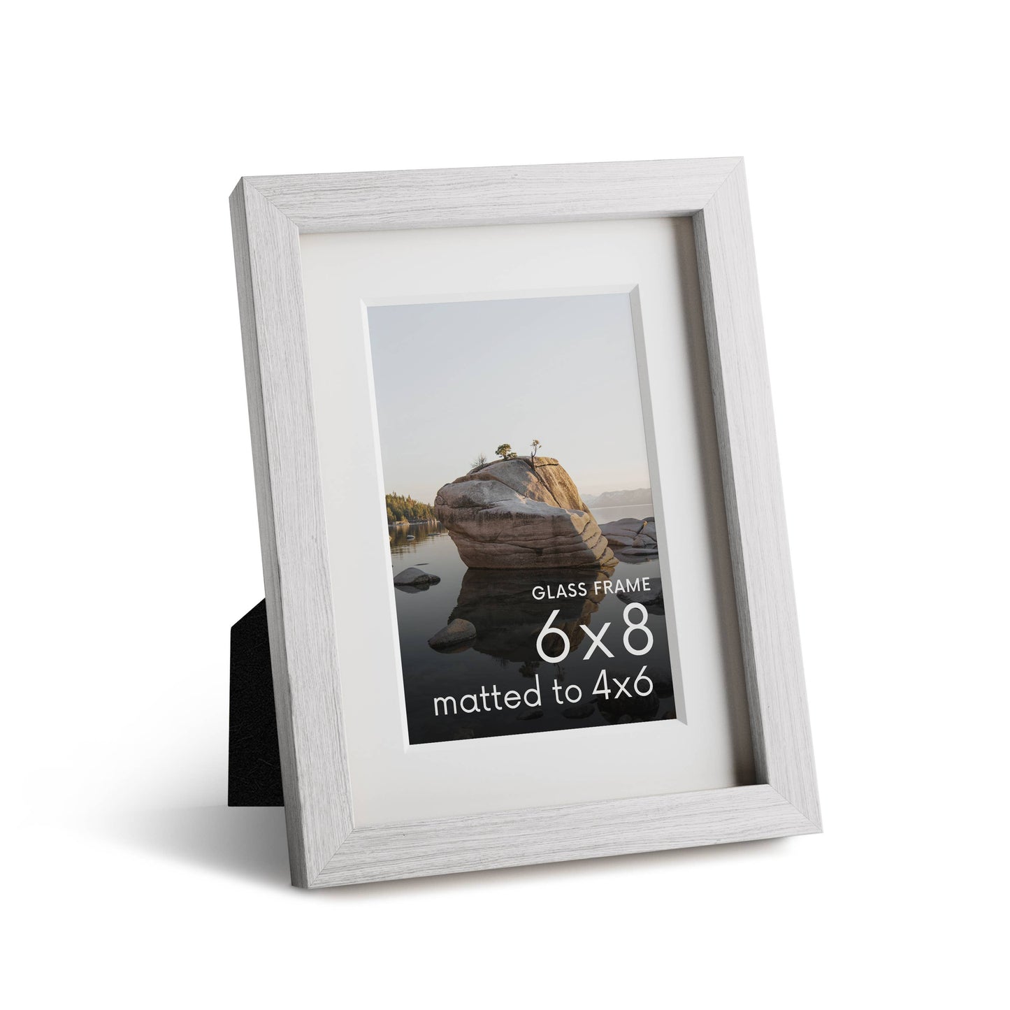 White Oak Frame with Glass: 11x14