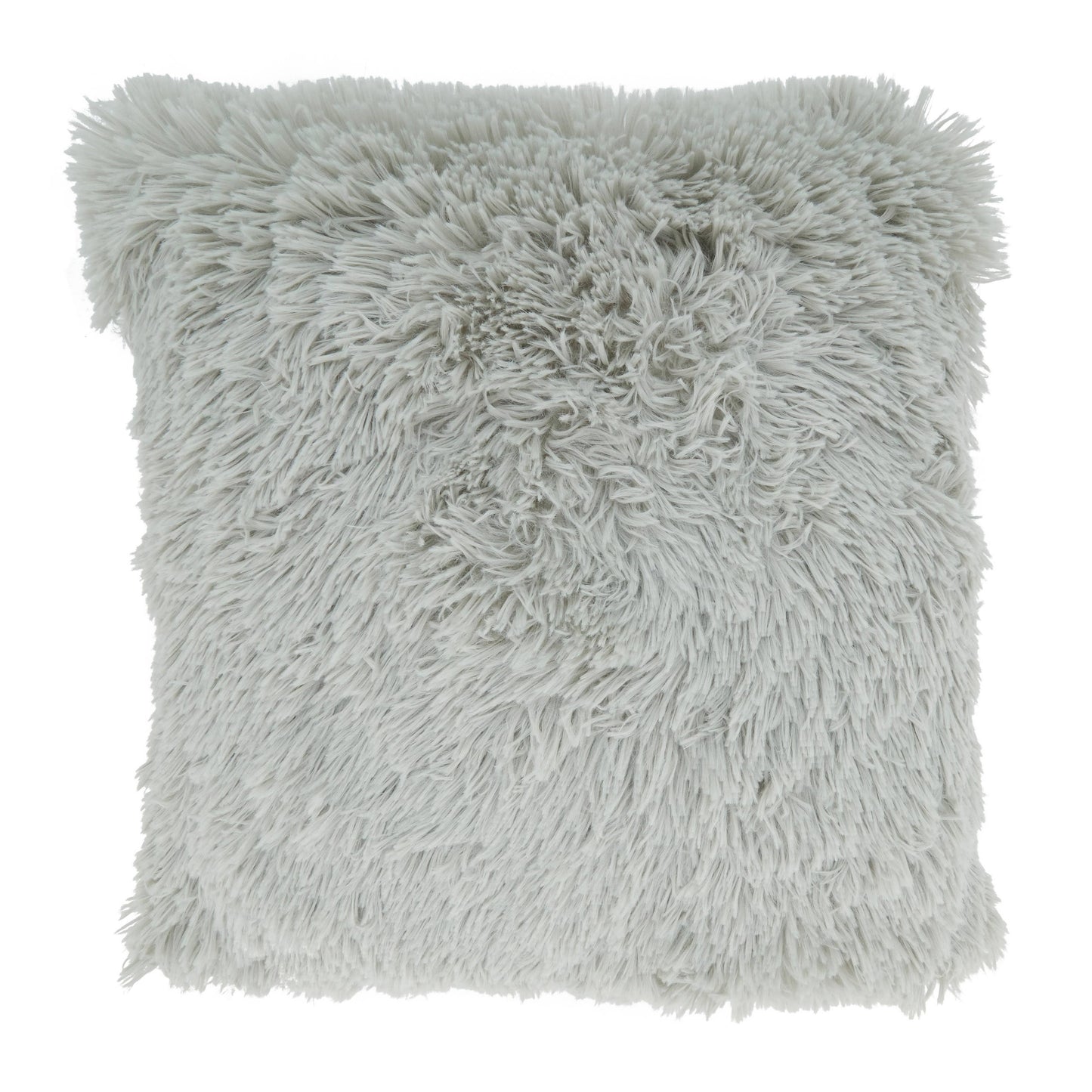 Throw Pillow With Faux Fur Design: Natural / Poly Filled / 12"x20"