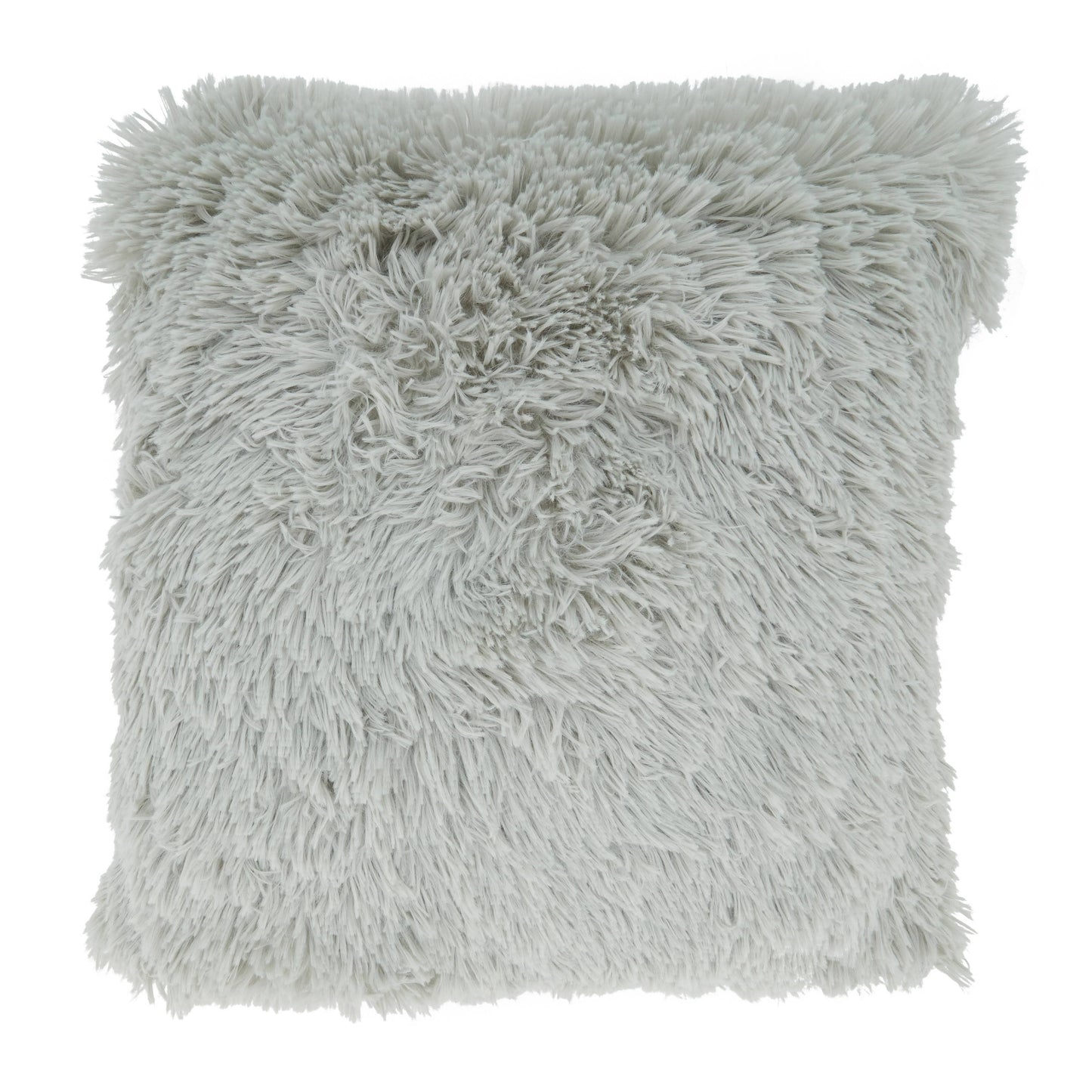 Throw Pillow With Faux Fur Design: Natural / Poly Filled / 12"x20"