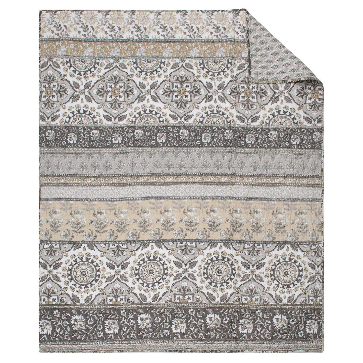 Lirelle Quilted Throw Blanket