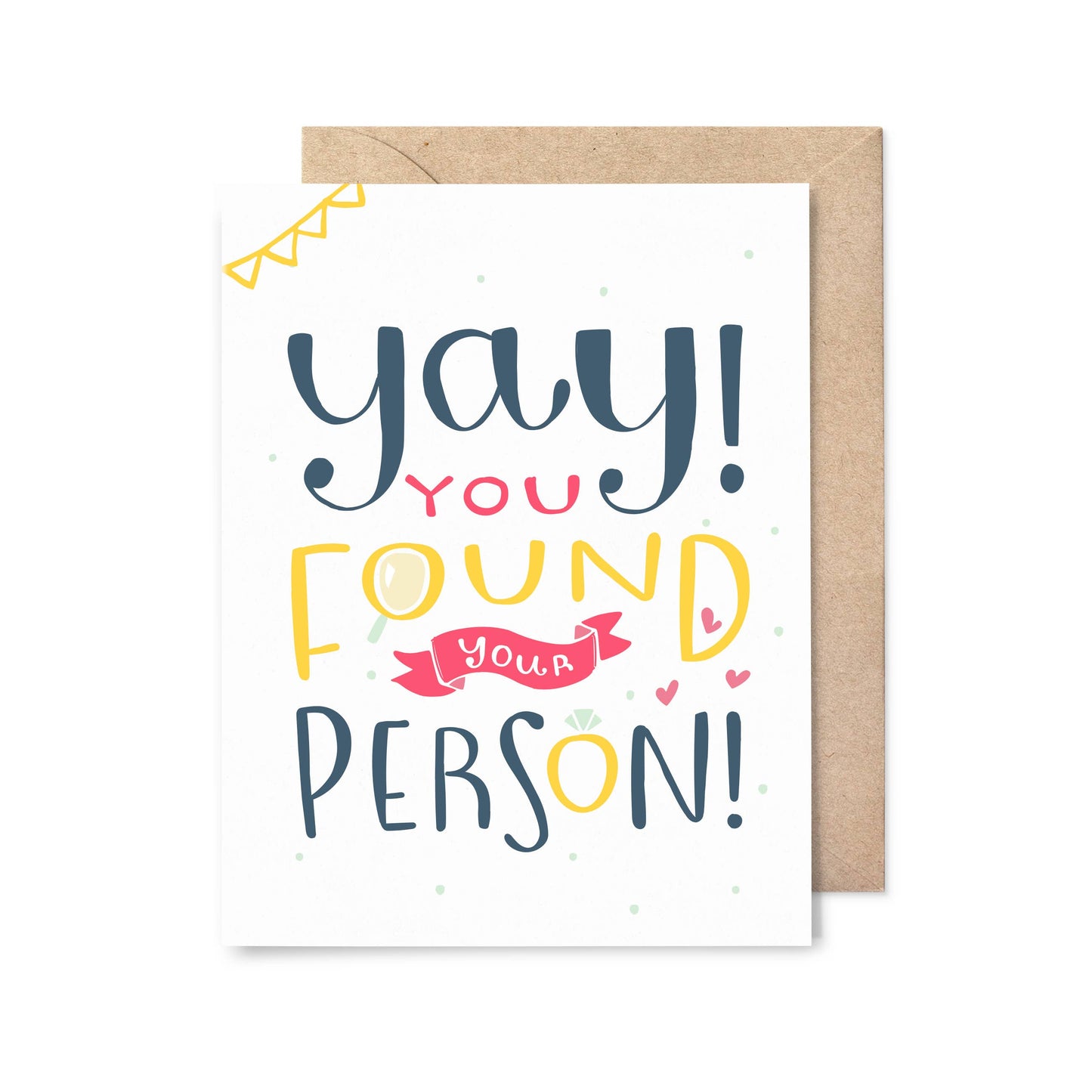 Found Your Person Wedding Card