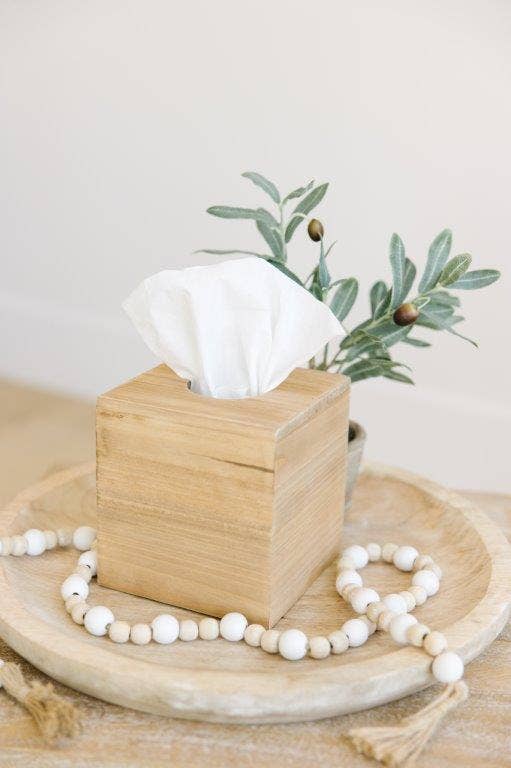5x6x5 Wood Tissue Box