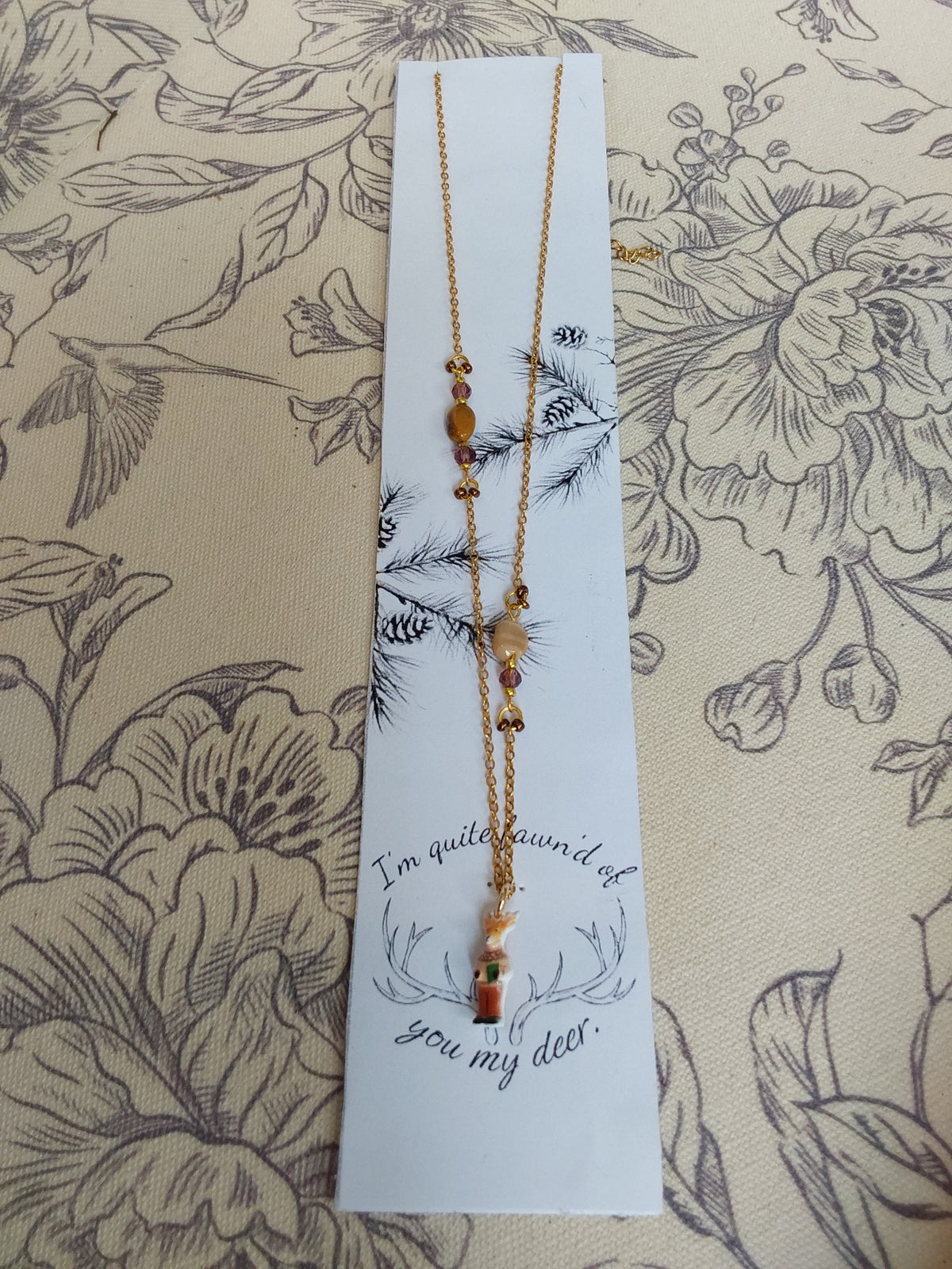 Whimsical Deer Necklace
