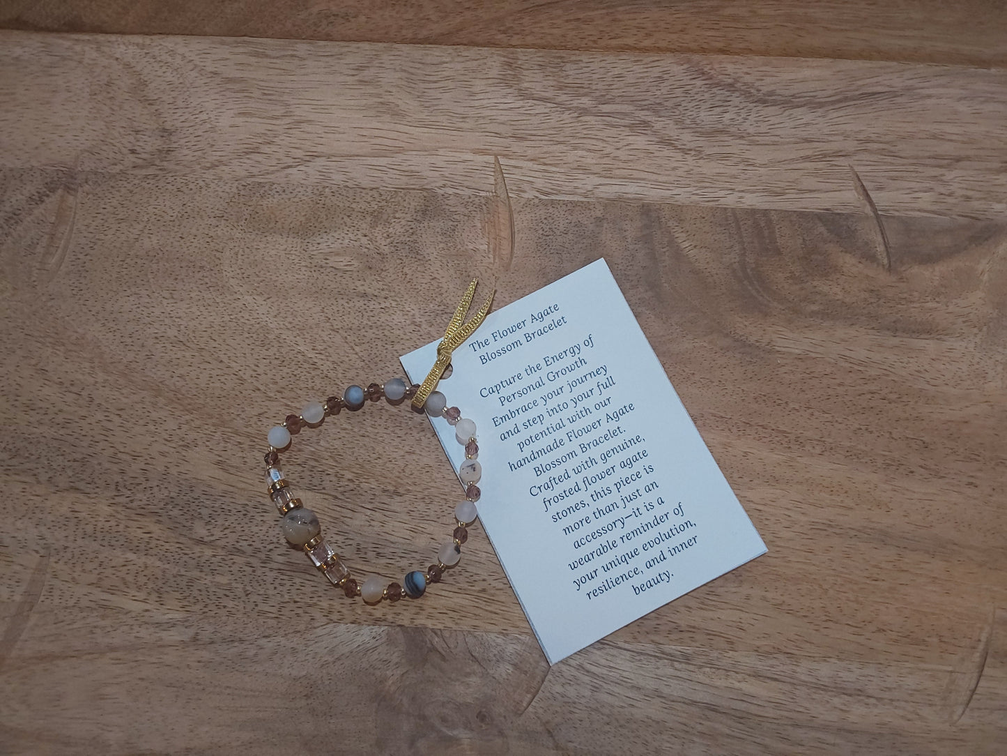 Chys Flower Agate Blossom Bracelet