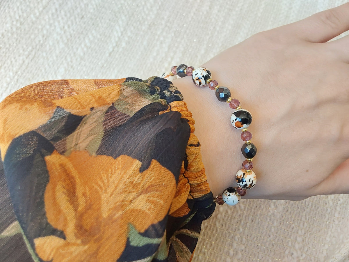 Grounded Glitz Magnetic Bracelet