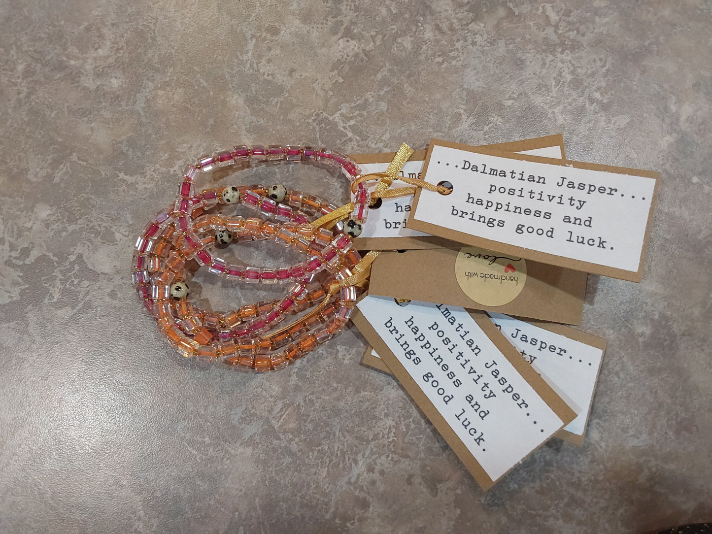 Dalmation Jasper Bracelet