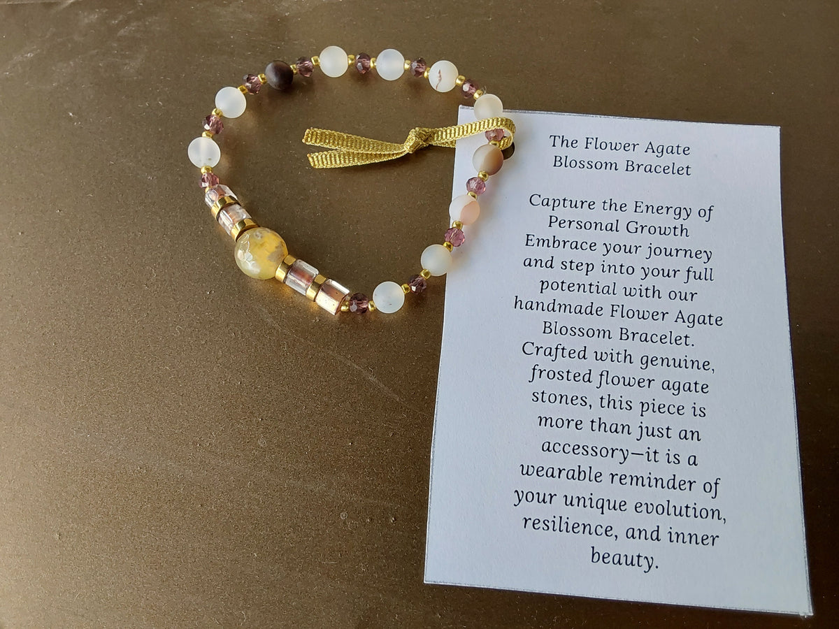 Chys Flower Agate Blossom Bracelet