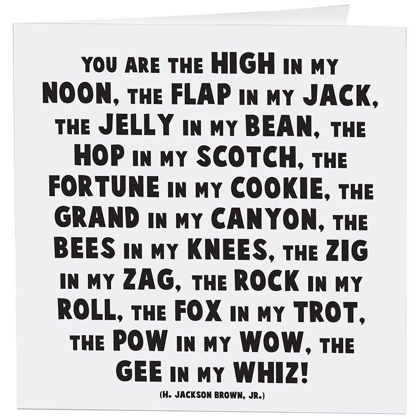 Cards - 245- The High In My Noon - Love - (Brown)
