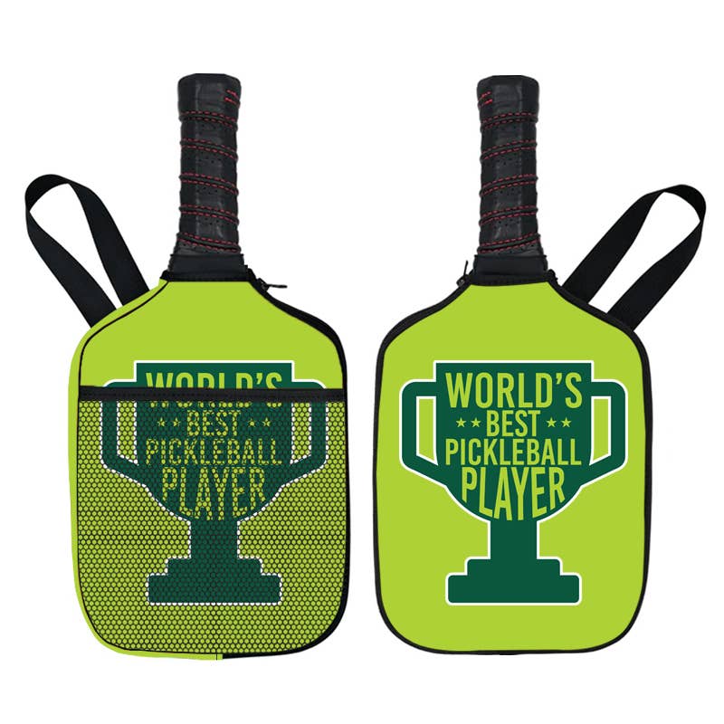 World's Best Pickleball Player Pickleball Paddle Cover Gift